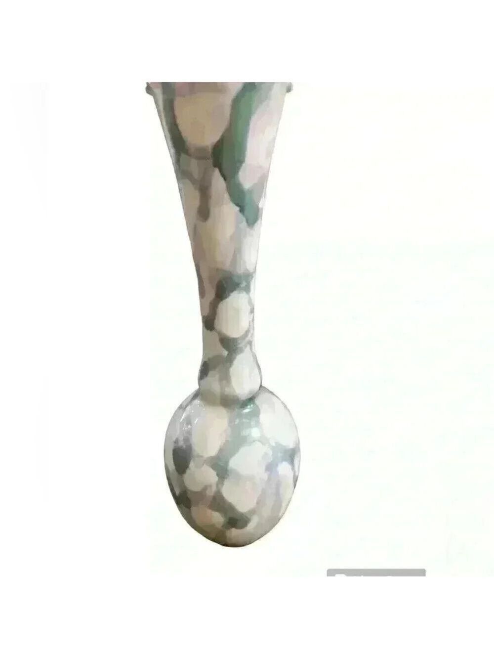 BUD Vase ceramic hand painted glazed - Picture 2 of 4
